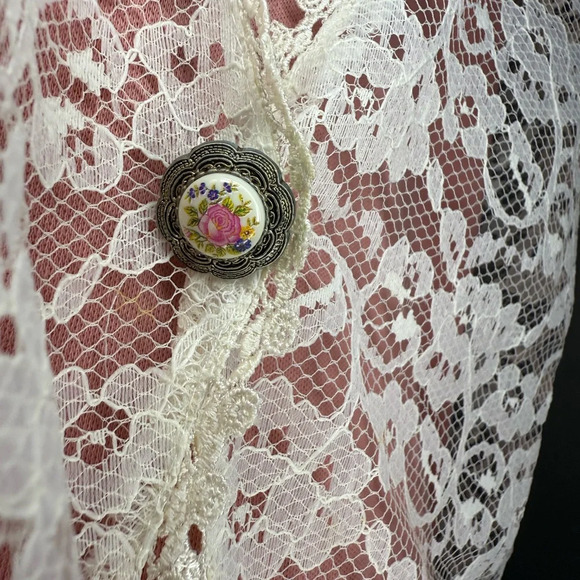 Pink Top with Lace Vest - Picture 2 of 8